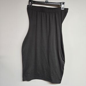 Black Strapless Mini Dress Women's Small